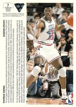 Back of Patrick Ewing
