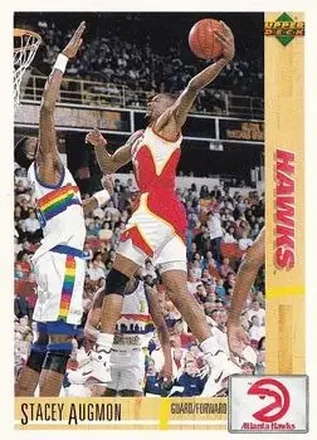 1991-92 Upper Deck Spanish #28 - Stacey Augmon - Atlanta Hawks