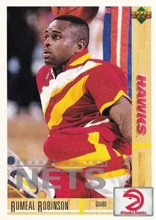 1991-92 Upper Deck Spanish #30 - Rumeal Robinson - New Jersey Nets