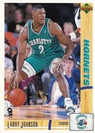 1991-92 Upper Deck Spanish #36 - Larry Johnson - Charlotte Hornets