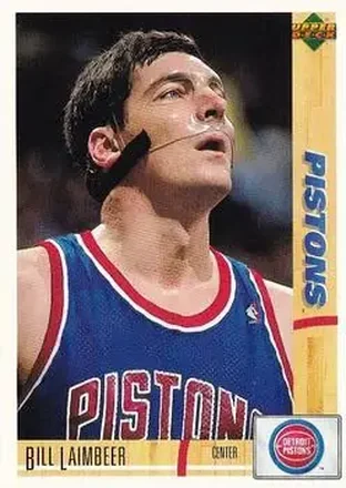 1991-92 Upper Deck Spanish #49 - Bill Laimbeer - Detroit Pistons 1991-92 Upper Deck Spanish #49 - Bill Laimbeer - Detroit Pistons
