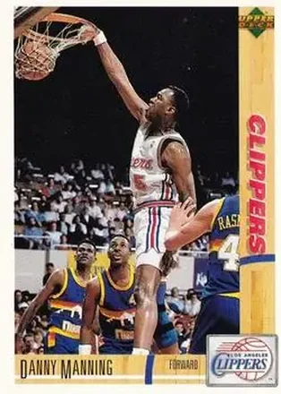 1991-92 Upper Deck Spanish #61 - Danny Manning - Los Angeles Clippers