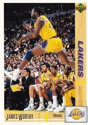 1991-92 Upper Deck Spanish #63 - James Worthy - Los Angeles Lakers 1991-92 Upper Deck Spanish #63 - James Worthy - Los Angeles Lakers