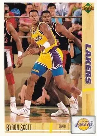 1991-92 Upper Deck Spanish #65 - Byron Scott - Los Angeles Lakers