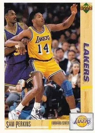 1991-92 Upper Deck Spanish #66 - Sam Perkins - Los Angeles Lakers 1991-92 Upper Deck Spanish #66 - Sam Perkins - Los Angeles Lakers