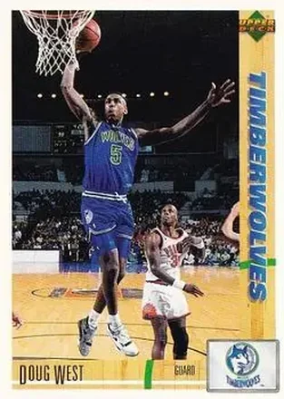 1991-92 Upper Deck Spanish #72 - Doug West - Minnesota Timberwolves 1991-92 Upper Deck Spanish #72 - Doug West - Minnesota Timberwolves