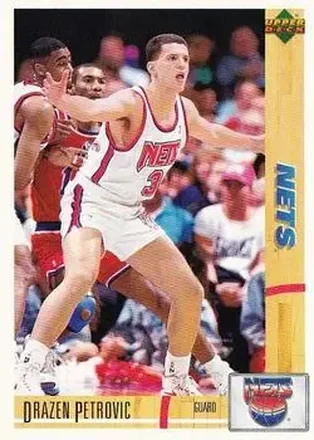 1991-92 Upper Deck Spanish #75 - Dražen Petrović - New Jersey Nets