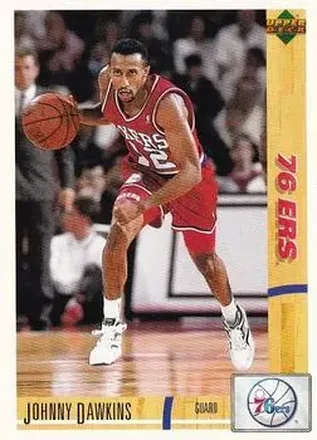 1991-92 Upper Deck Spanish #81 - Johnny Dawkins - Philadelphia 76ers