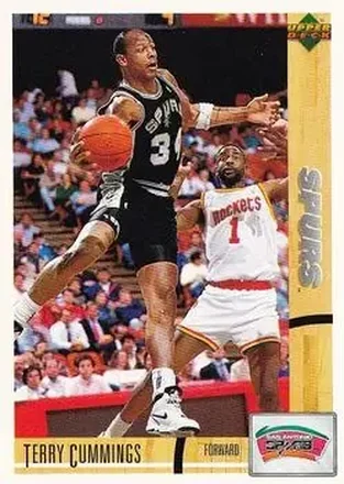 1991-92 Upper Deck Spanish #91 - Terry Cummings - San Antonio Spurs