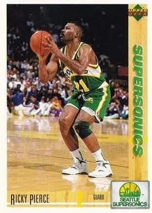 1991-92 Upper Deck Spanish #95 - Ricky Pierce - Seattle SuperSonics