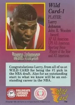 Back of Larry Johnson