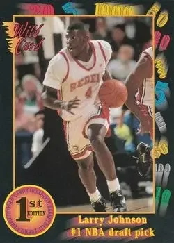 1991-92 Wild Card #1 Larry Johnson