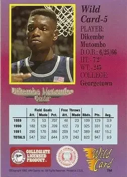 Back of Dikembe Mutombo