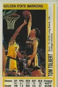 1991-94 Panini Stickers (Greek) #7 Tom Tolbert
