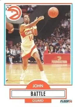 1990-91 Fleer #1 John Battle