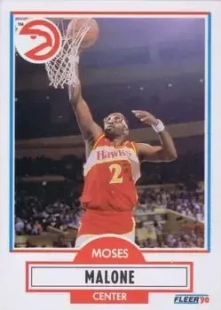 1990-91 Fleer #3 Moses Malone