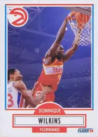1990-91 Fleer #6 - Dominique Wilkins - Atlanta Hawks 1990-91 Fleer #6 - Dominique Wilkins - Atlanta Hawks