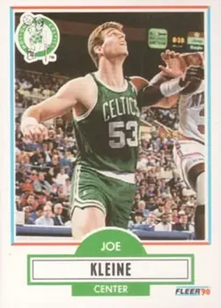 1990-91 Fleer #10 - Joe Kleine - Boston Celtics