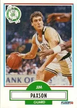 1990-91 Fleer #14 - Jim Paxson - Boston Celtics
