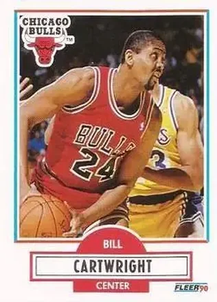 1990-91 Fleer #23 - Bill Cartwright - Chicago Bulls