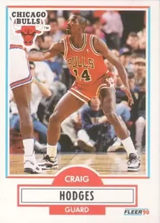 1990-91 Fleer #25 - Craig Hodges - Chicago Bulls 1990-91 Fleer #25 - Craig Hodges - Chicago Bulls