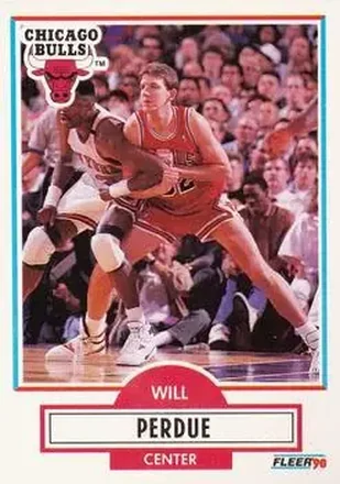 1990-91 Fleer #29 - Will Perdue - Chicago Bulls