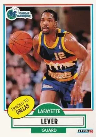 1990-91 Fleer #50 - Fat Lever - Dallas Mavericks