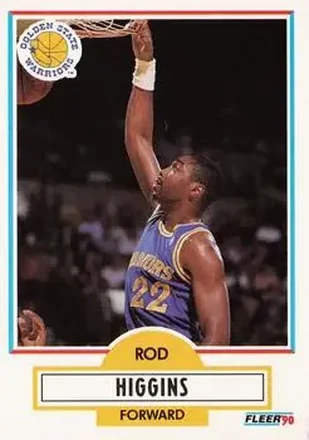 1990-91 Fleer #64 - Rod Higgins - Golden State Warriors