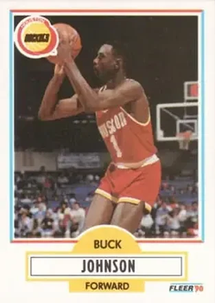 1990-91 Fleer #71 - Buck Johnson - Houston Rockets