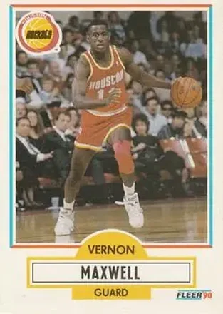 1990-91 Fleer #72 - Vernon Maxwell - Houston Rockets