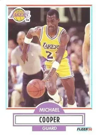 1990-91 Fleer #90 - Michael Cooper - Los Angeles Lakers