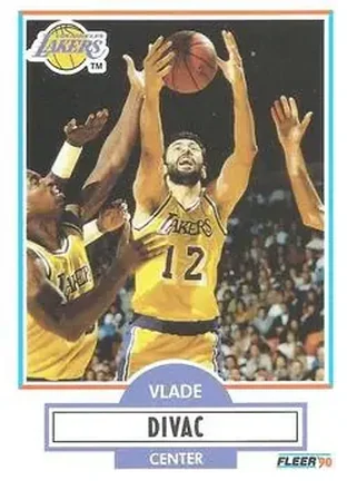 1990-91 Fleer #91 - Vlade Divac - Los Angeles Lakers 1990-91 Fleer #91 - Vlade Divac - Los Angeles Lakers