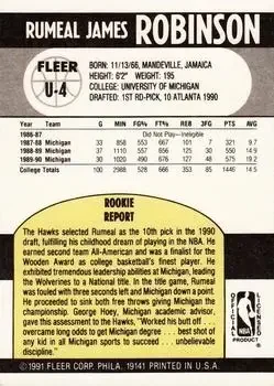 Back of Rumeal Robinson