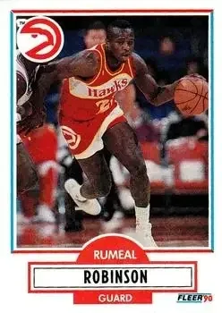 1990-91 Fleer Update #U-4 Rumeal Robinson