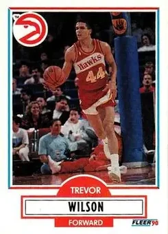 1990-91 Fleer Update #U-5 - Trevor Wilson - Atlanta Hawks