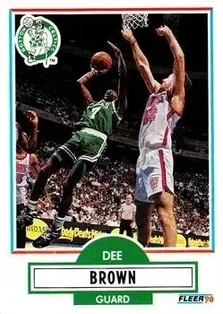 1990-91 Fleer Update #U-6 Dee Brown