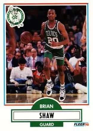 1990-91 Fleer Update #U-9 - Brian Shaw - Boston Celtics