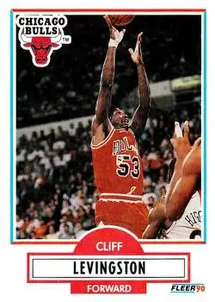 1990-91 Fleer Update #U-15 - Cliff Levingston - Chicago Bulls