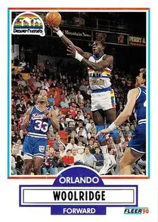 1990-91 Fleer Update #U-27 - Orlando Woolridge - Denver Nuggets