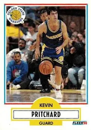 1990-91 Fleer Update #U-34 - Kevin Pritchard - Golden State Warriors