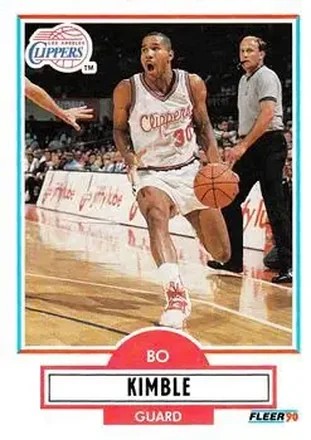 1990-91 Fleer Update #U-41 - Bo Kimble - Los Angeles Clippers