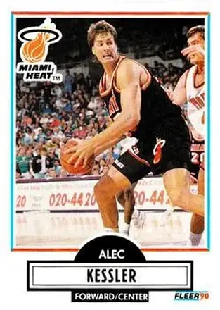1990-91 Fleer Update #U-50 - Alec Kessler - Miami Heat 1990-91 Fleer Update #U-50 - Alec Kessler - Miami Heat