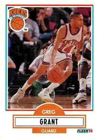 1990-91 Fleer Update #U-63 - Greg Grant - New York Knicks
