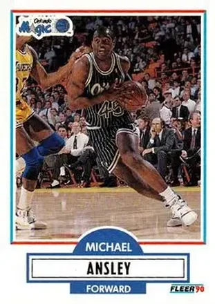 1990-91 Fleer Update #U-66 - Michael Ansley - Orlando Magic