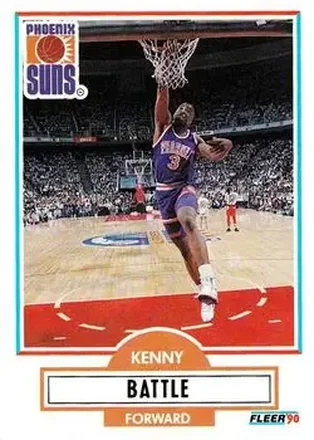 1990-91 Fleer Update #U-74 - Kenny Battle - Phoenix Suns