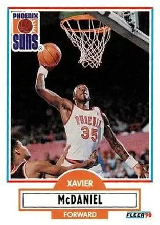 1990-91 Fleer Update #U-77 - Xavier McDaniel - Phoenix Suns 1990-91 Fleer Update #U-77 - Xavier McDaniel - Phoenix Suns