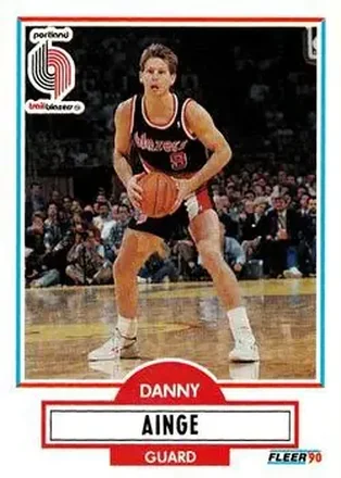 1990-91 Fleer Update #U-79 - Danny Ainge - Portland Trail Blazers 1990-91 Fleer Update #U-79 - Danny Ainge - Portland Trail Blazers