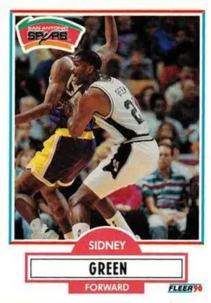 1990-91 Fleer Update #U-88 - Sidney Green - San Antonio Spurs 1990-91 Fleer Update #U-88 - Sidney Green - San Antonio Spurs