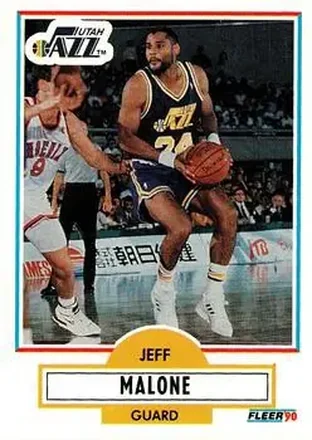 1990-91 Fleer Update #U-94 - Jeff Malone - Utah Jazz 1990-91 Fleer Update #U-94 - Jeff Malone - Utah Jazz
