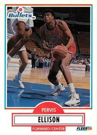1990-91 Fleer Update #U-97 - Pervis Ellison - Washington Bullets